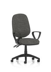 Eclipse Plus II Chair Charcoal Loop Arms KC0024 DD